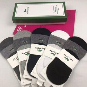 Lacoste Embroidered Logo Unisex Boat Socks